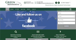 Desktop Screenshot of greenautomotiveblackstone.com
